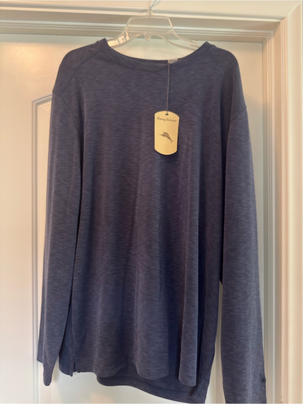 Tommy Bahama Long Sleeve Crew Neck Pullover in Denim Color XXL NWT